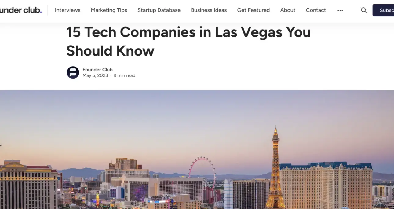 15 Tech Companies in Las Vegas You Should Know Data Barn by sliQue