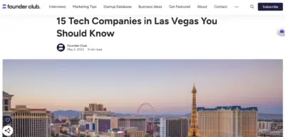 15 Tech Companies in Las Vegas You Should Know Data Barn by sliQue